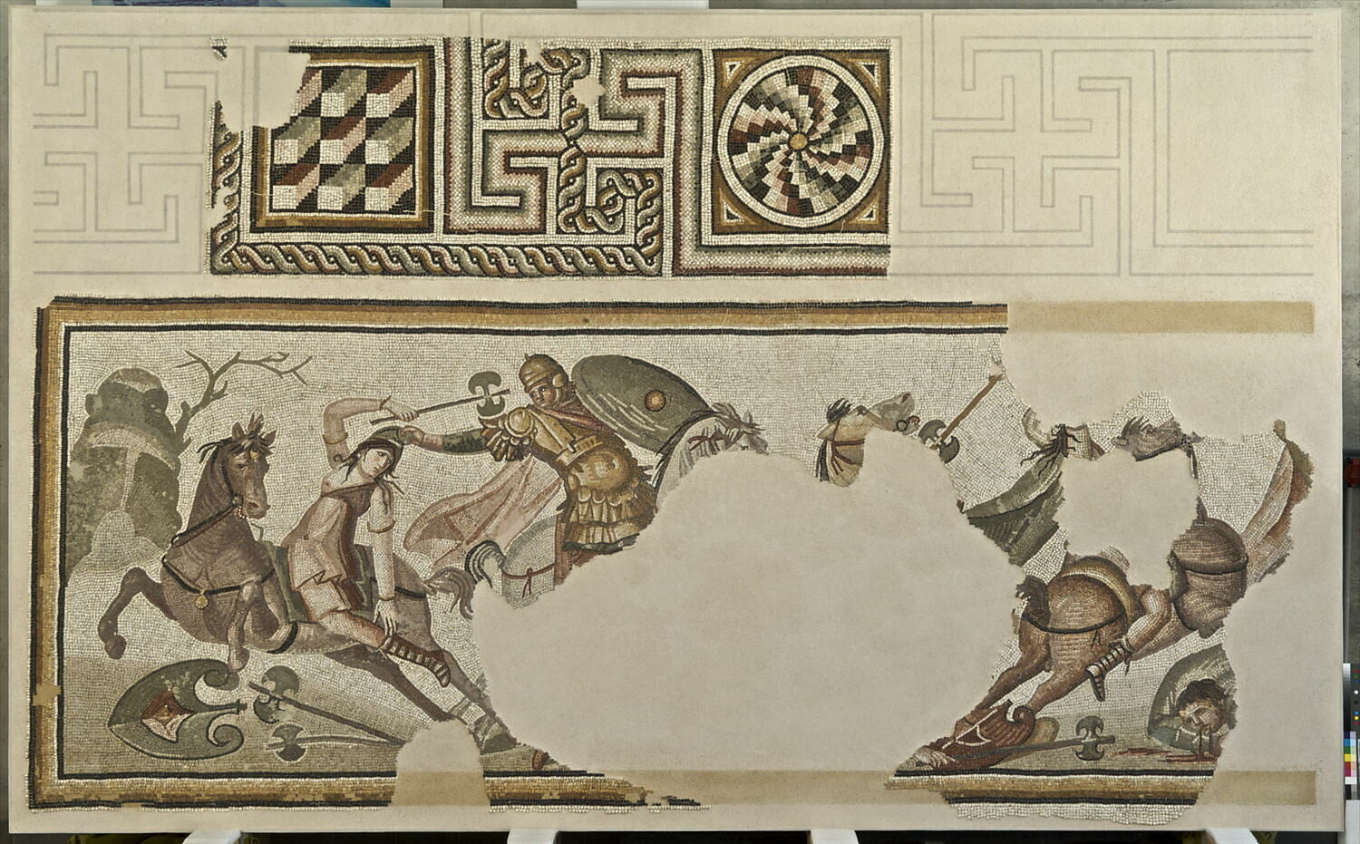 The Amazonomachy Mosaic. (Photo vai Louvre Museum)