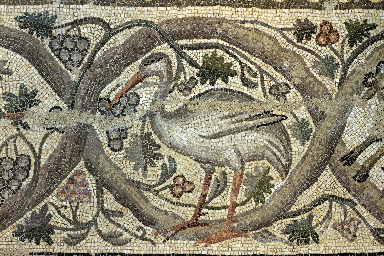 The Birds Mosaic. (Photo via Louvre Museum)