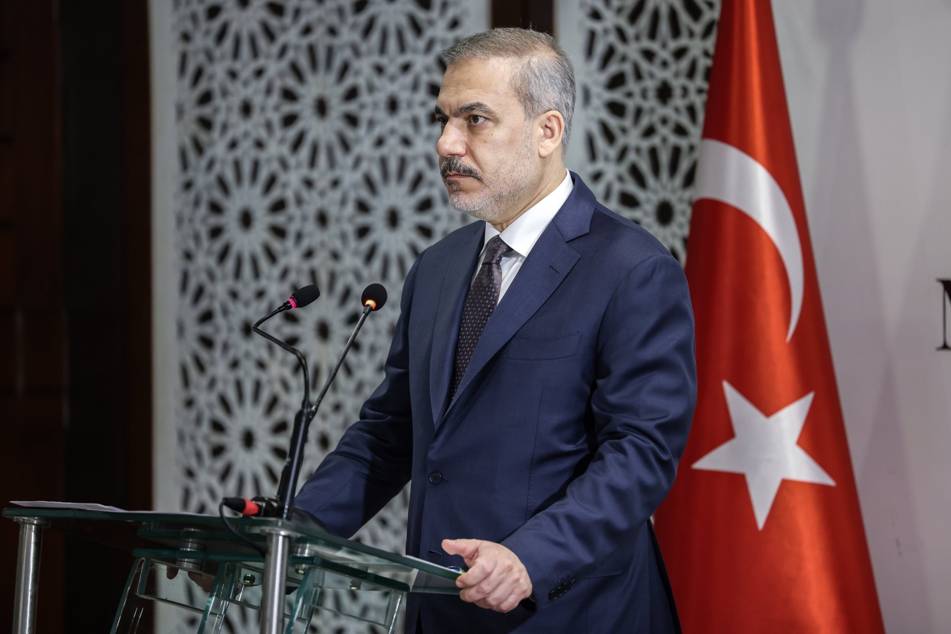 FM Fidan advocates for Palestine in Brussels meetings