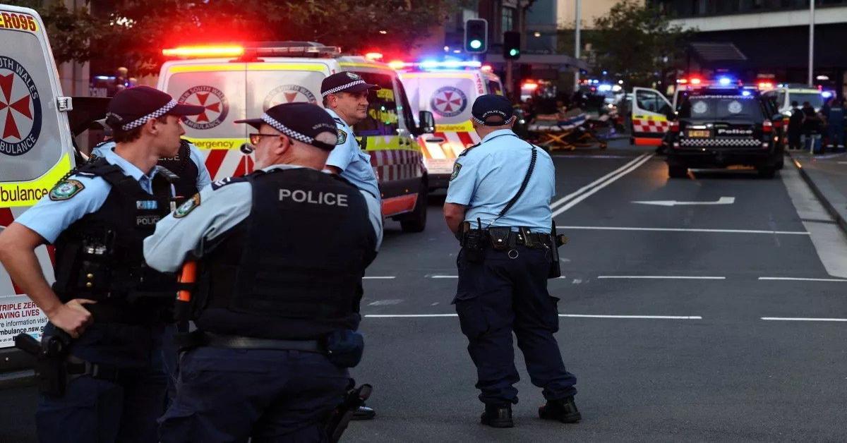 A knife assault horror unfolded at a shopping center in Australia