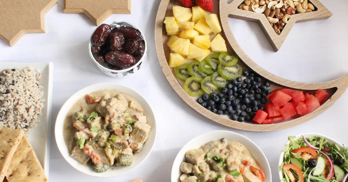 Dietary requirements specific for Ramadan