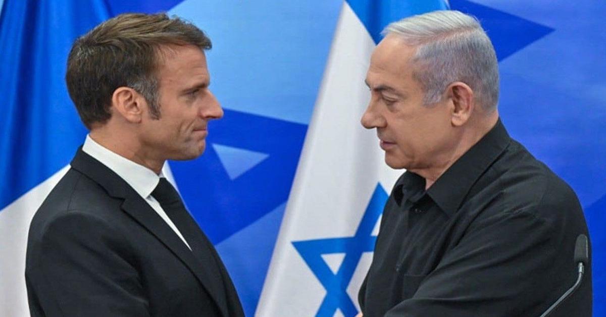 Forced displacement in Gaza constitutes war crime: Macron warns Netanyahu