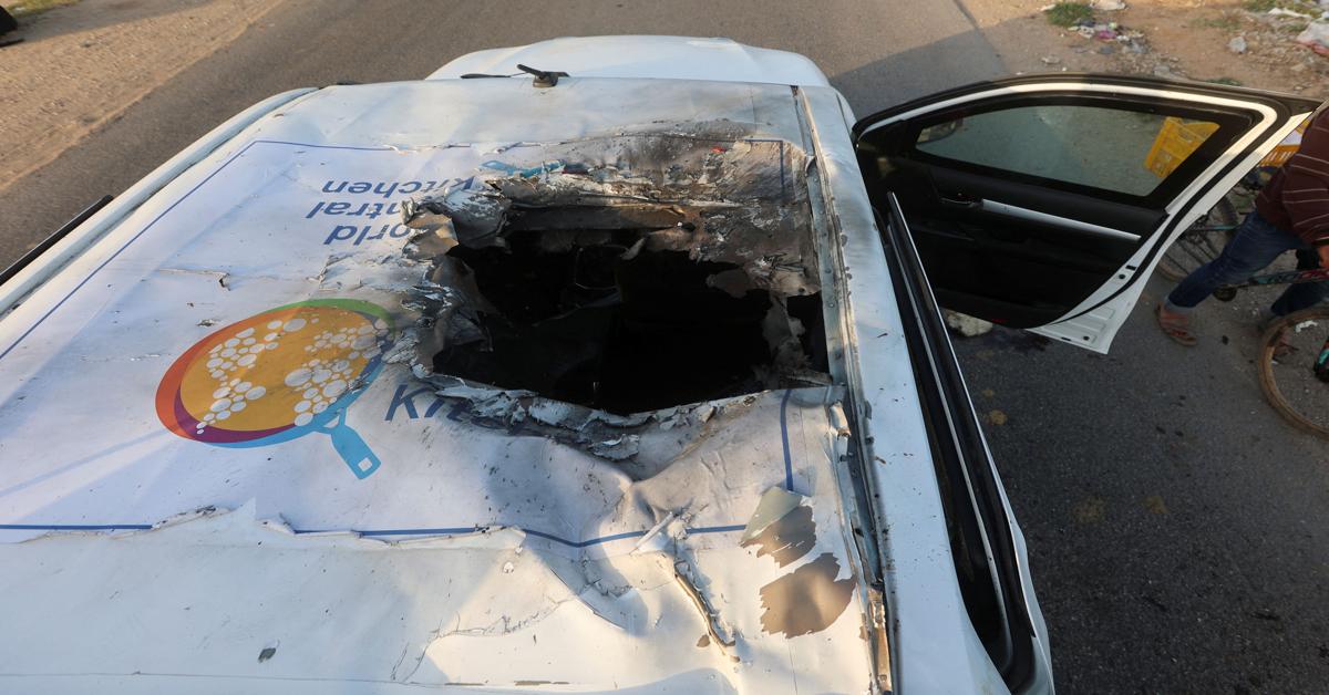 Israeli strike kills 7 US-based aid workers in Gaza