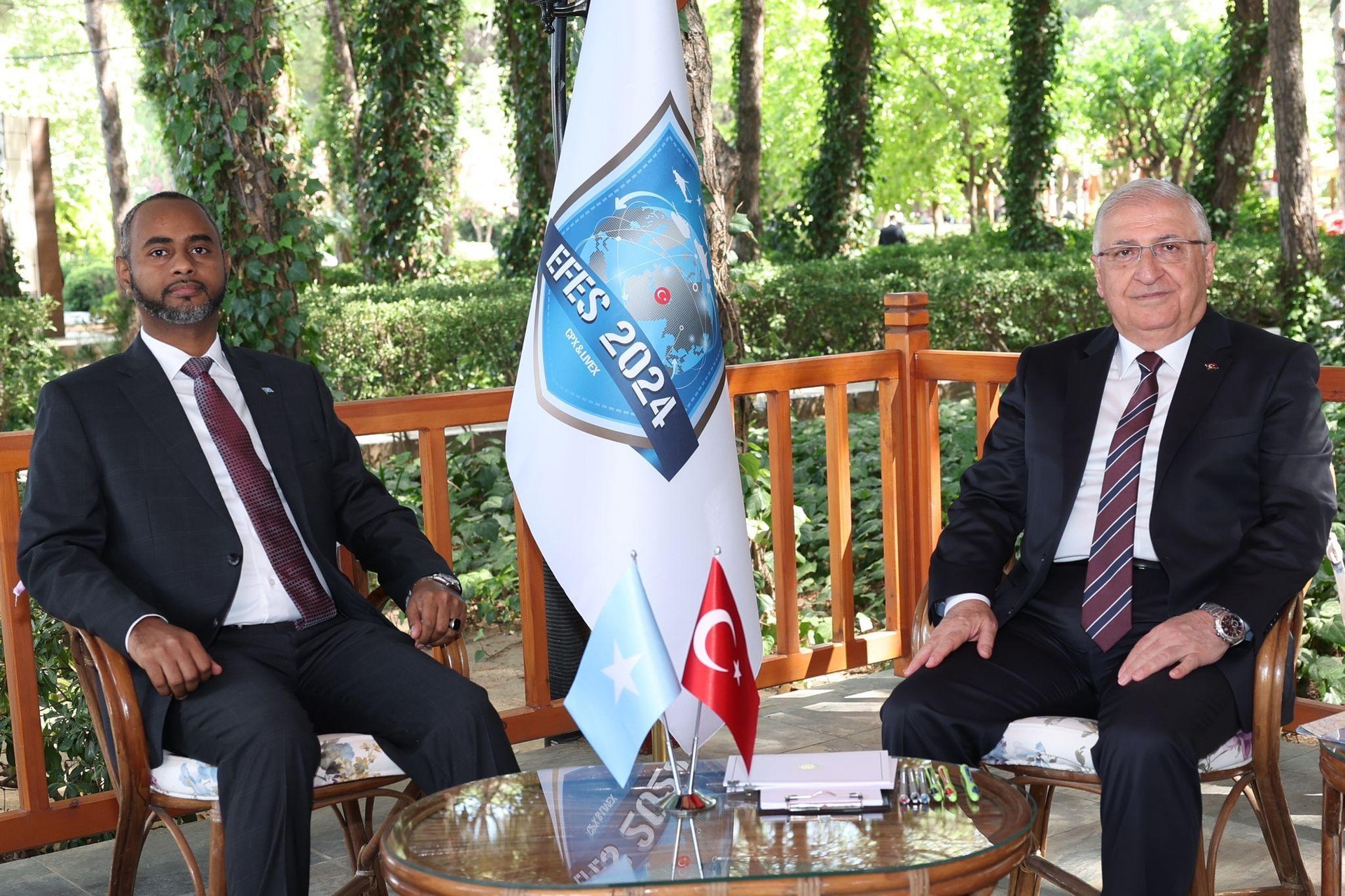 Minister Guler meets foreign delegates at EFES 2024