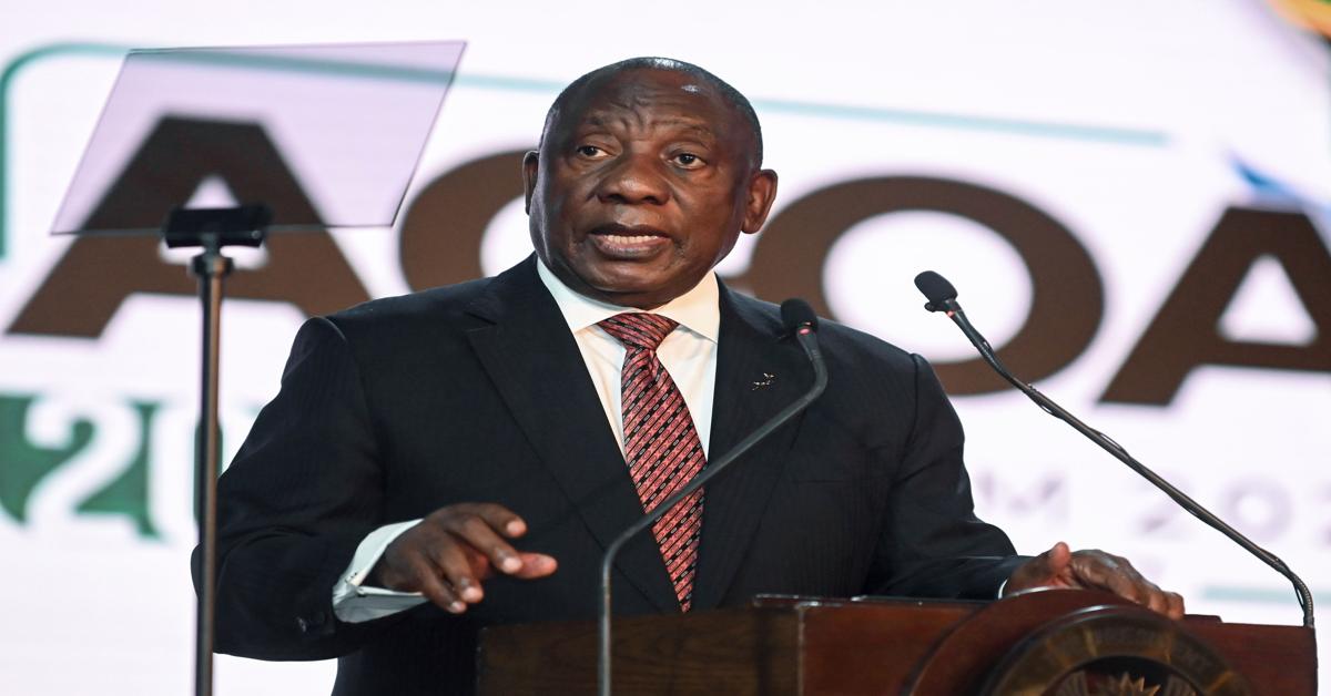Ramaphosa announces party manifesto at S. Africa rally