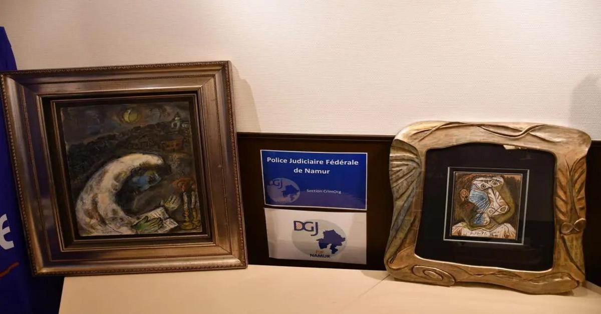 Stolen Chagall, Picasso paintings found in Antwerp after 14 years