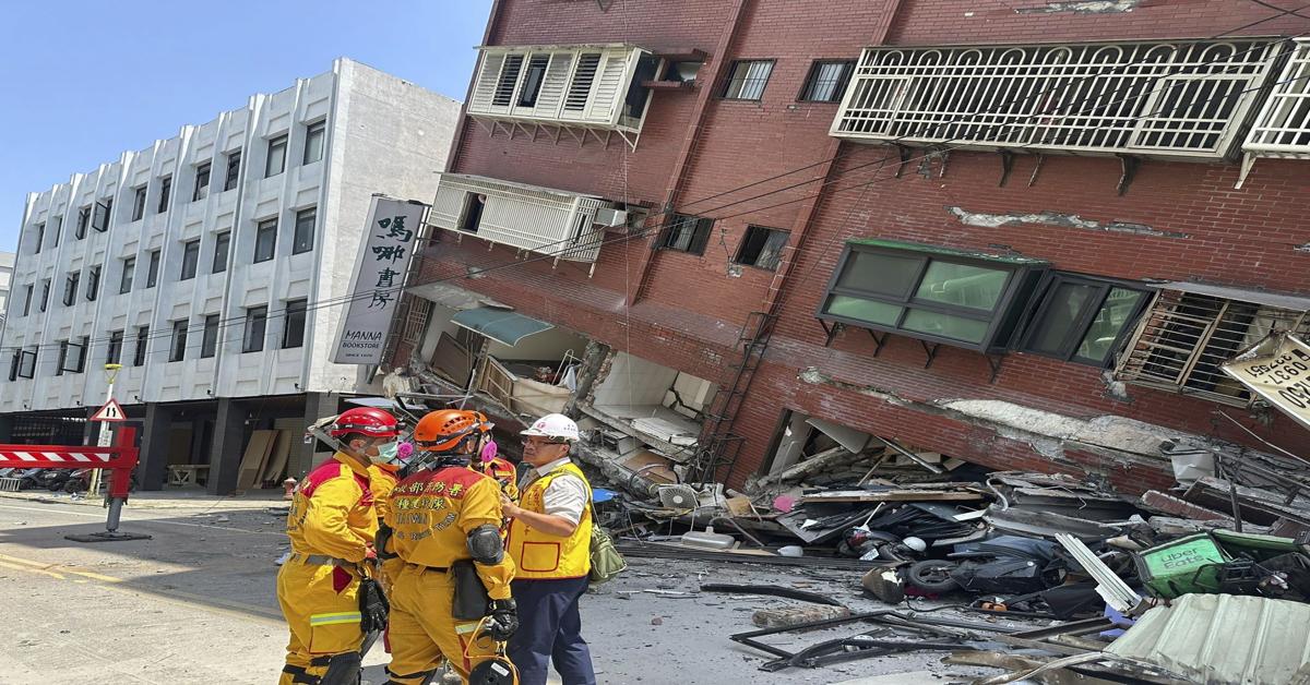 Taiwan earthquake triggers major rescue operation for 70 miners