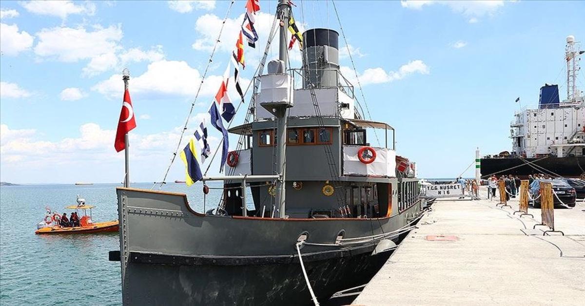 TCG Nusret Museum Ship in Mersin opens doors to visitors