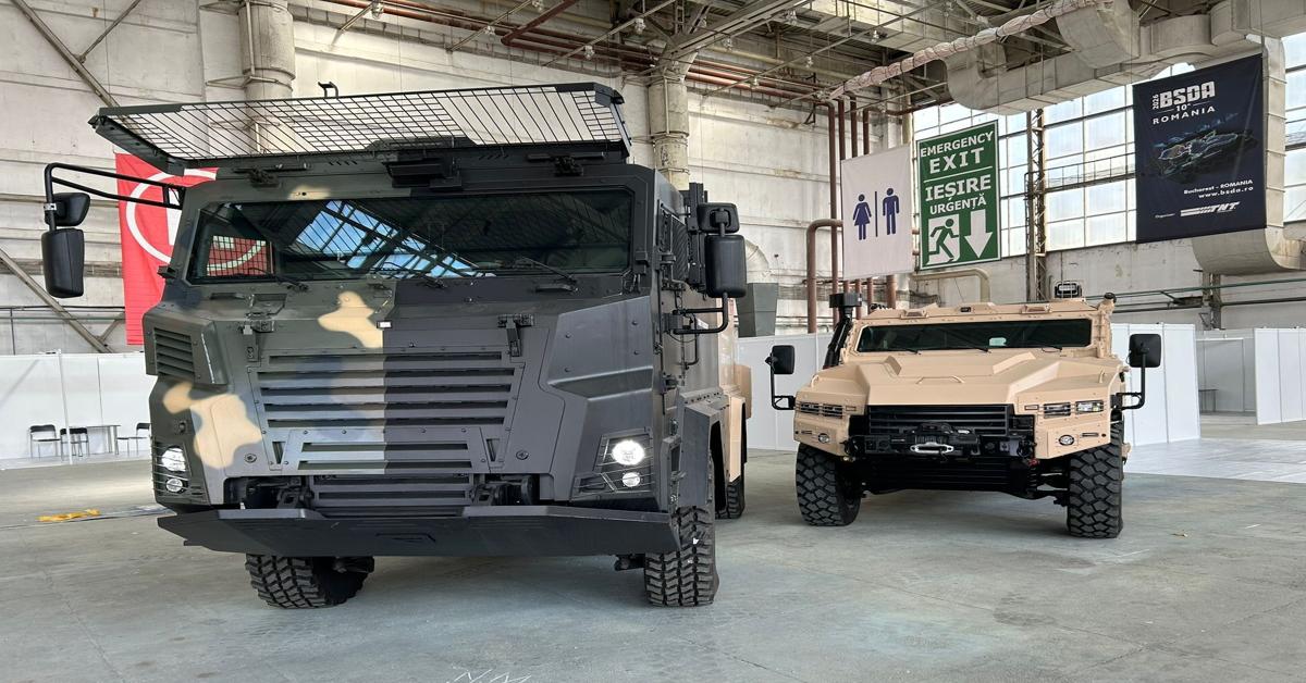 Turkish armored vehicle Ejder Kunter debuts at BSDA in Romania
