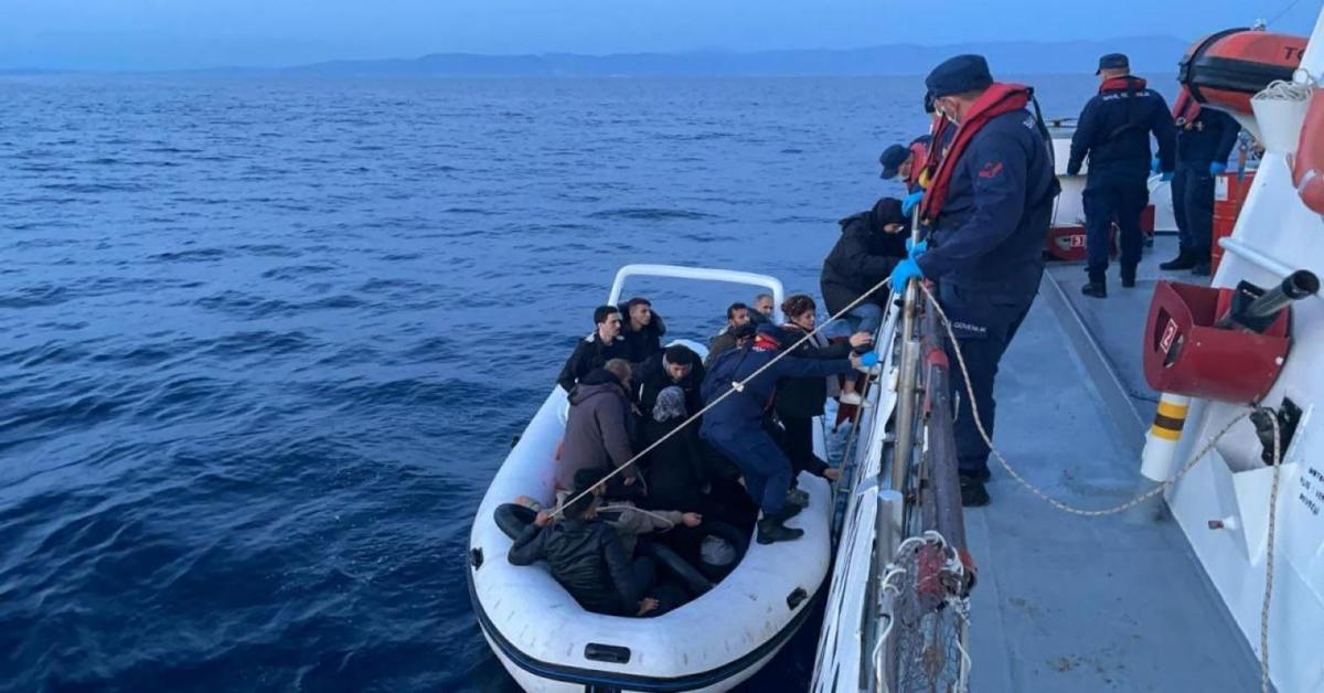 Turkish Coast Guard rescues 51 irregular migrants, detains 13 others off coast of Izmir province