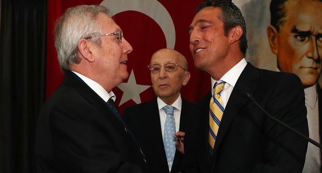 Aziz Yildirim and Ali Koc argue on live debate