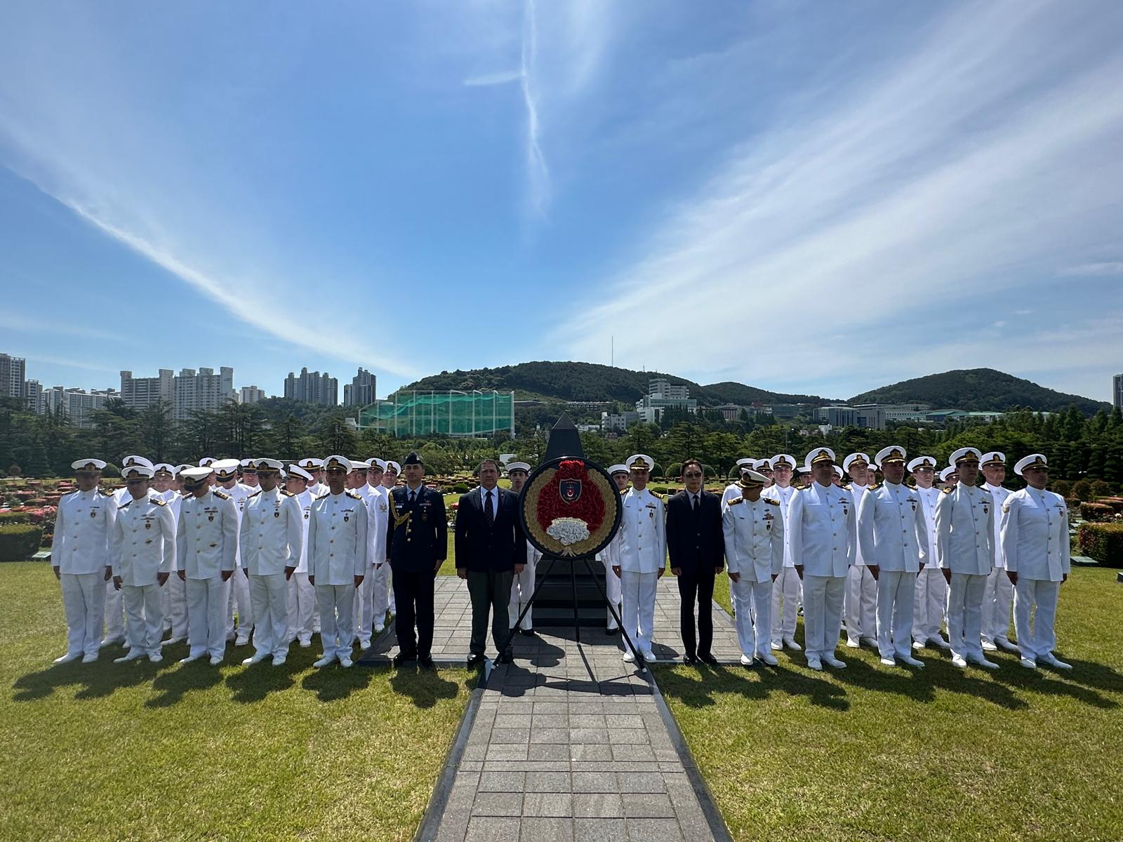 TCG Kinaliada visits Busan, South Korea