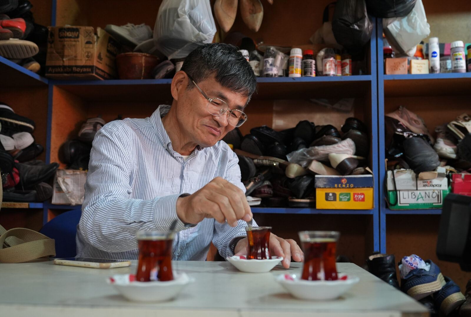 Turkish tea and friendship transform Japanese man's life