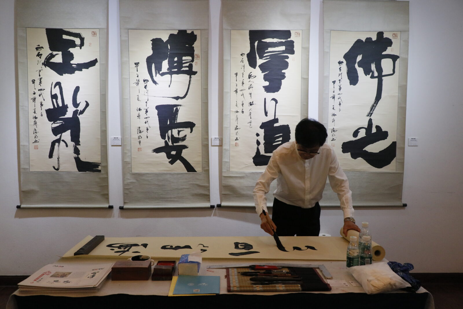 Turkish, Chinese artists meet in Beijing with ‘Ink and Color Fusion’