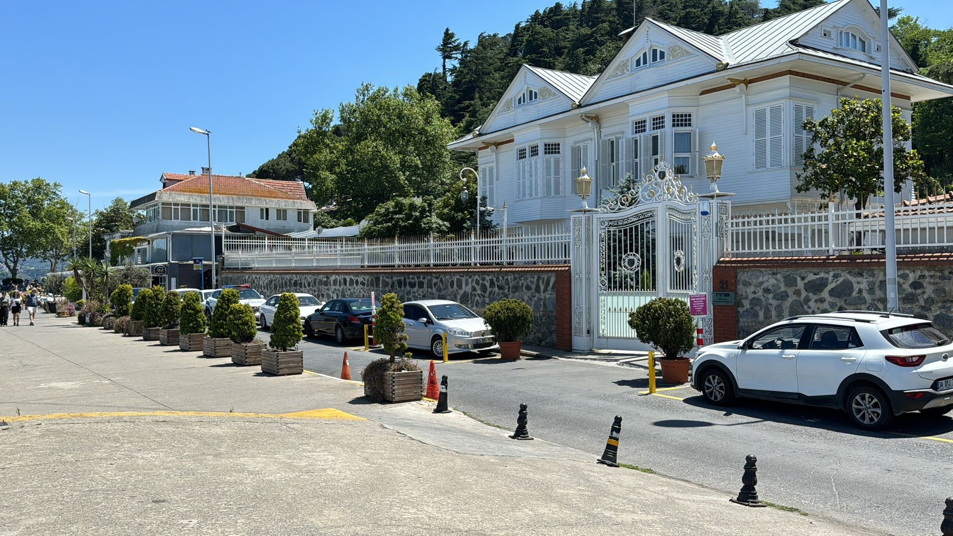 A view of the Memduh Pasha Mansion in Sariyer, Istanbul, June 10, 2024. (IHA Photo)