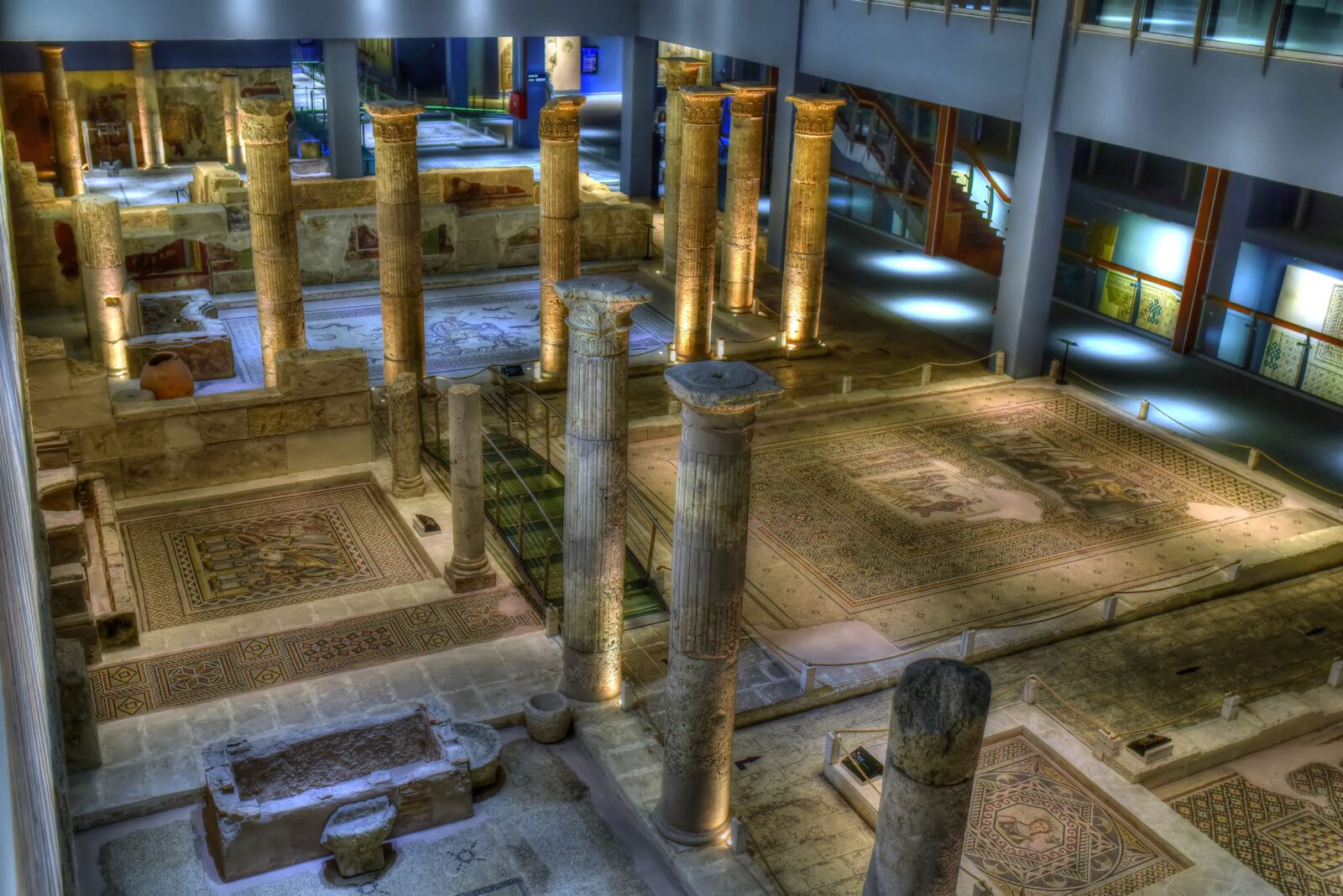 Zeugma Mosaic Museum in Gaziantep, Türkiye, April 18, 2023. (IHA Photo)