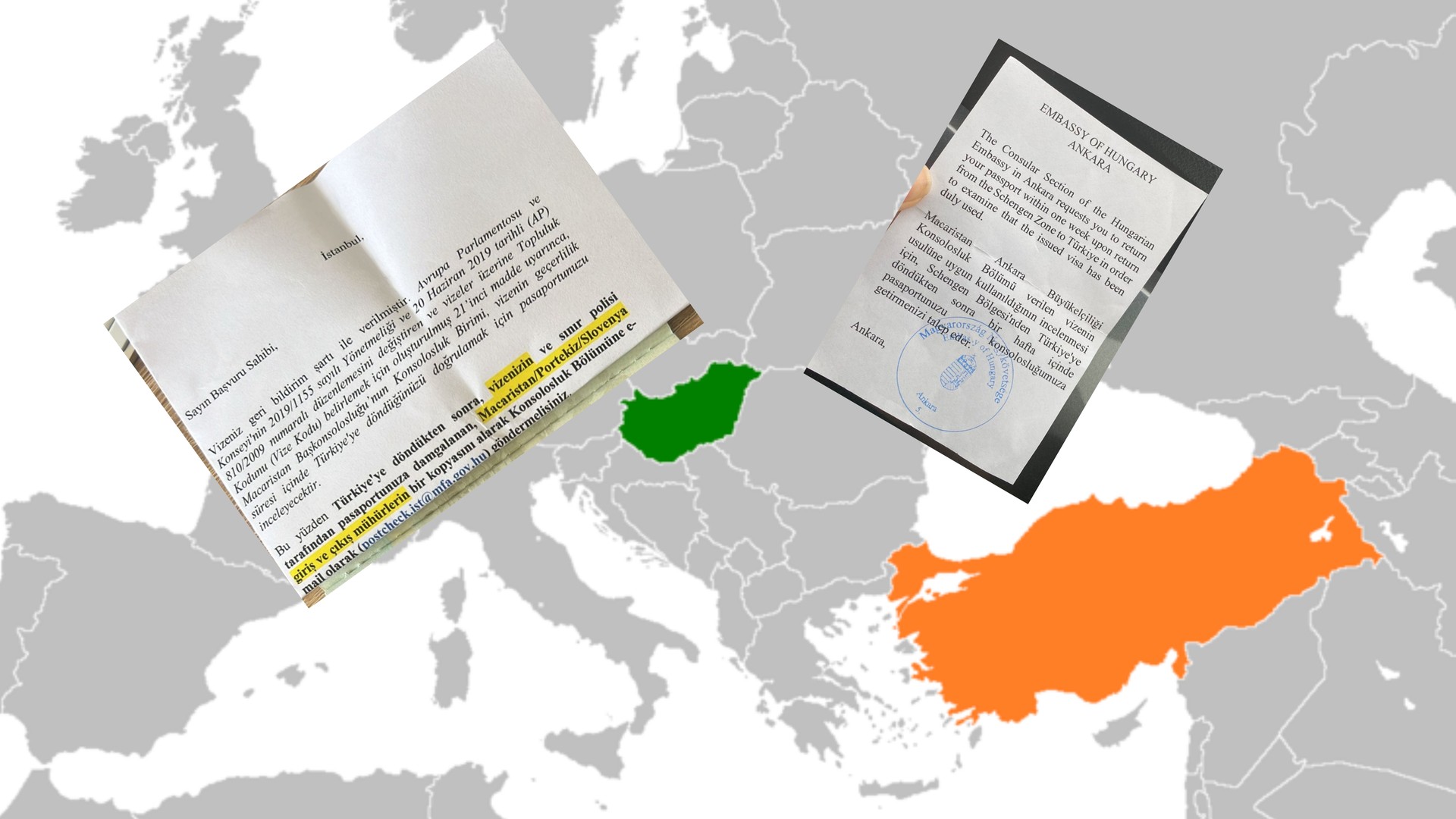 Public outcry after Hungarian Embassy hands warning note to Turkish visa applicants