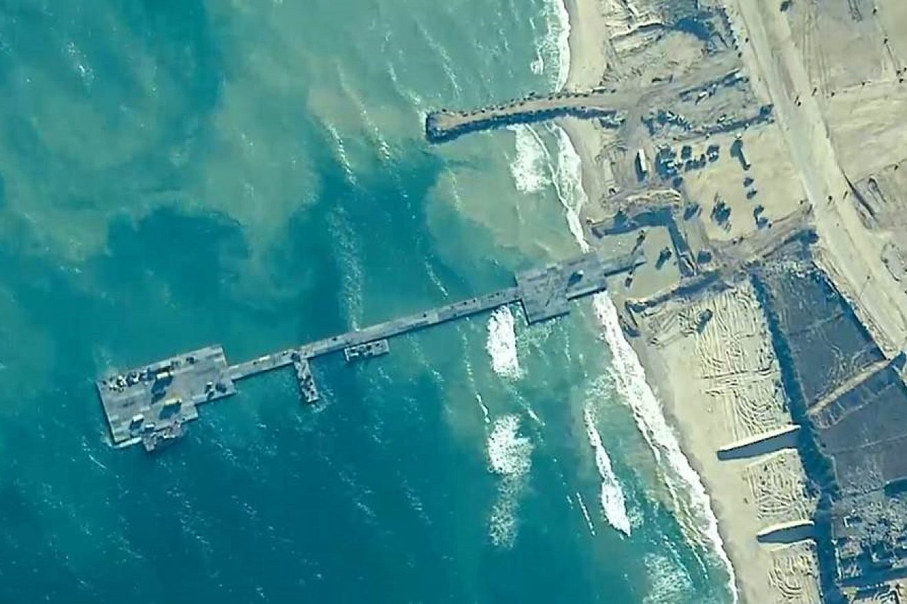 US reestablishes temporary pier in Gaza to facilitate humanitarian aid