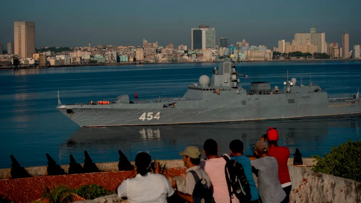 Russian warships set sail for Cuba