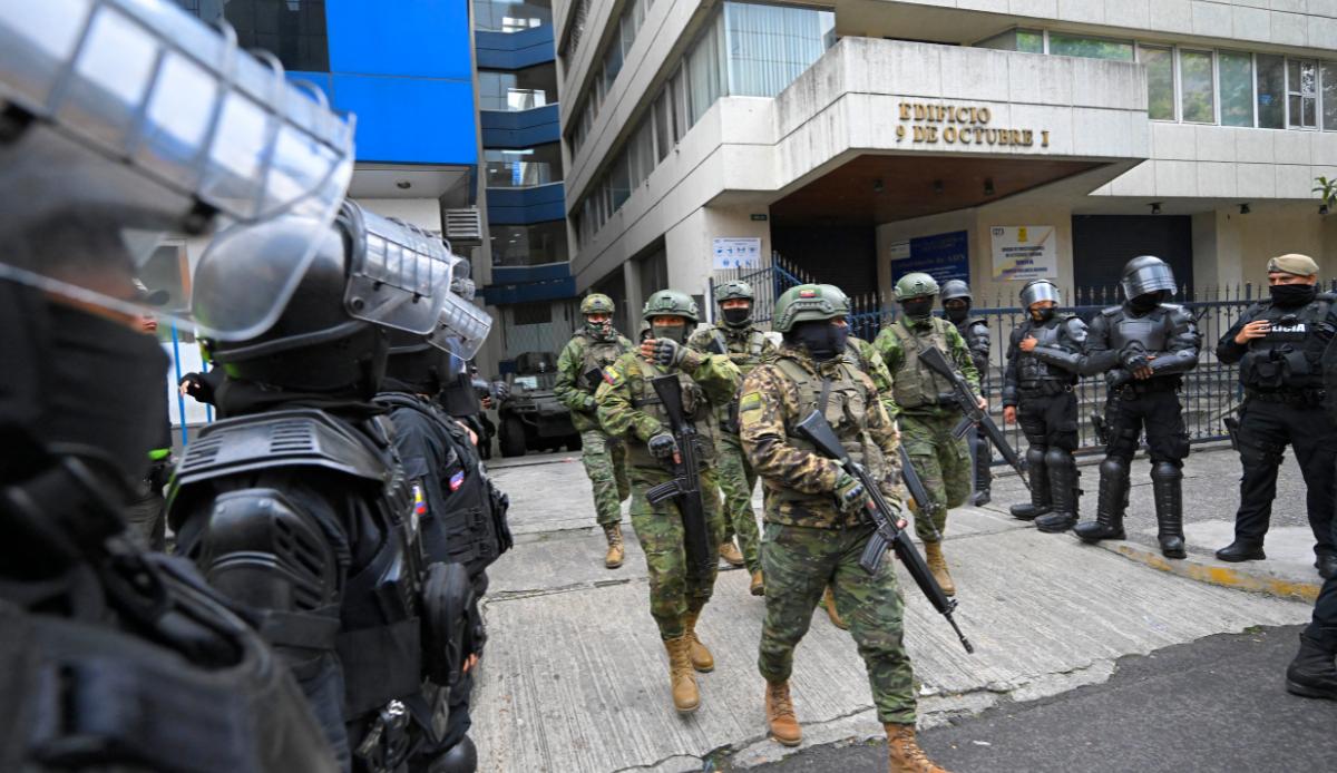 EU condemns raid on Mexican embassy in Ecuador