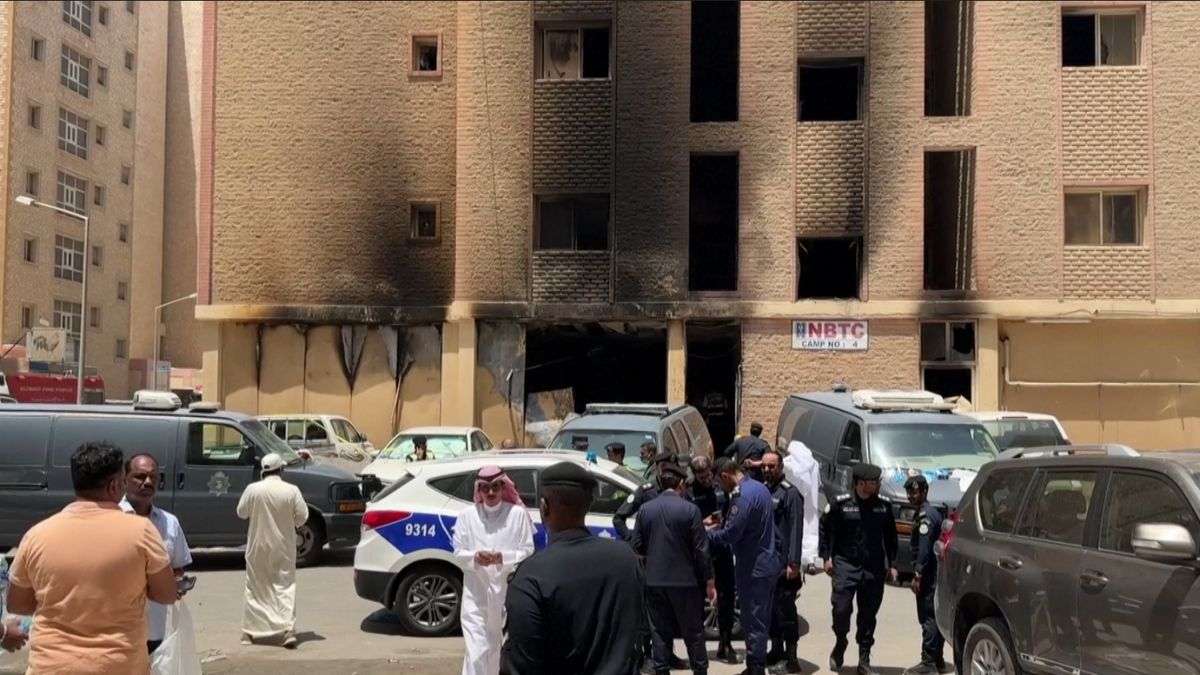 Kuwait building fire kills 35, dozens hospitalized