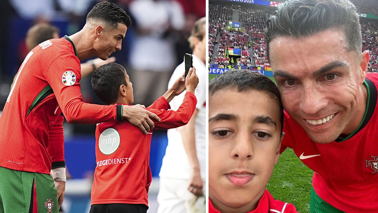 Young fan who took selfie with Ronaldo turns out to be Turkish