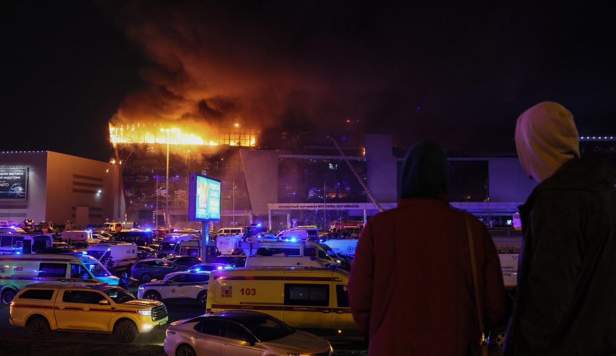 Russia, Ukraine trade blames as gun attack in Moscow leaves 40 dead, over 100 wounded