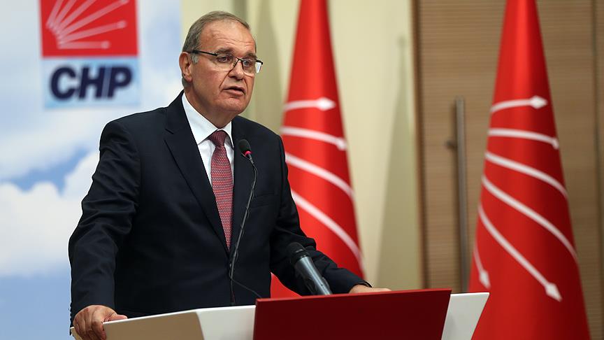 CHP Tekirdag MP Faik Oztrak speaks at a press conference, Ankara, August 28, 2018, Anadolu Agency