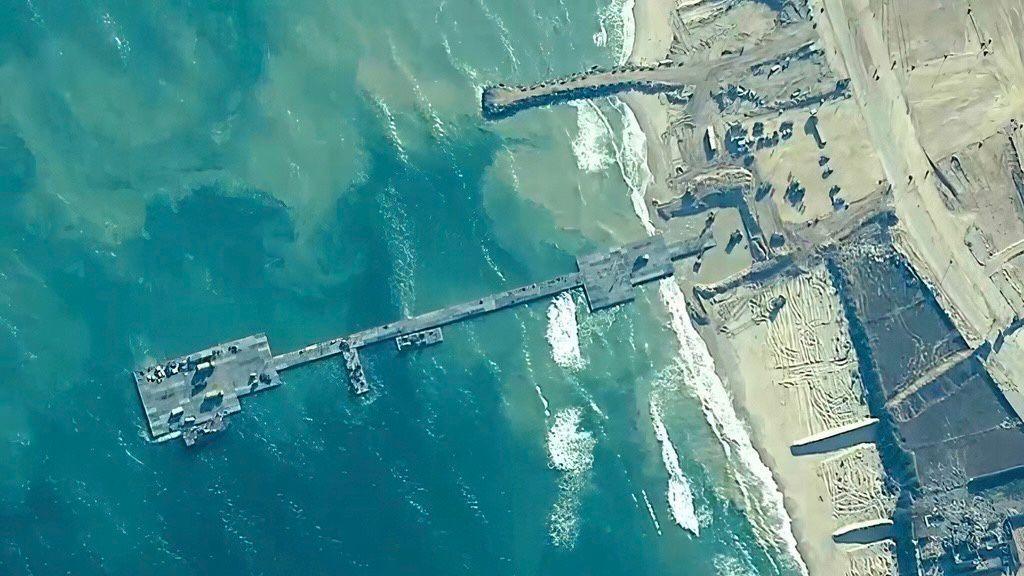 US military suspends aid deliveries to Gaza Strip due to pier damage
