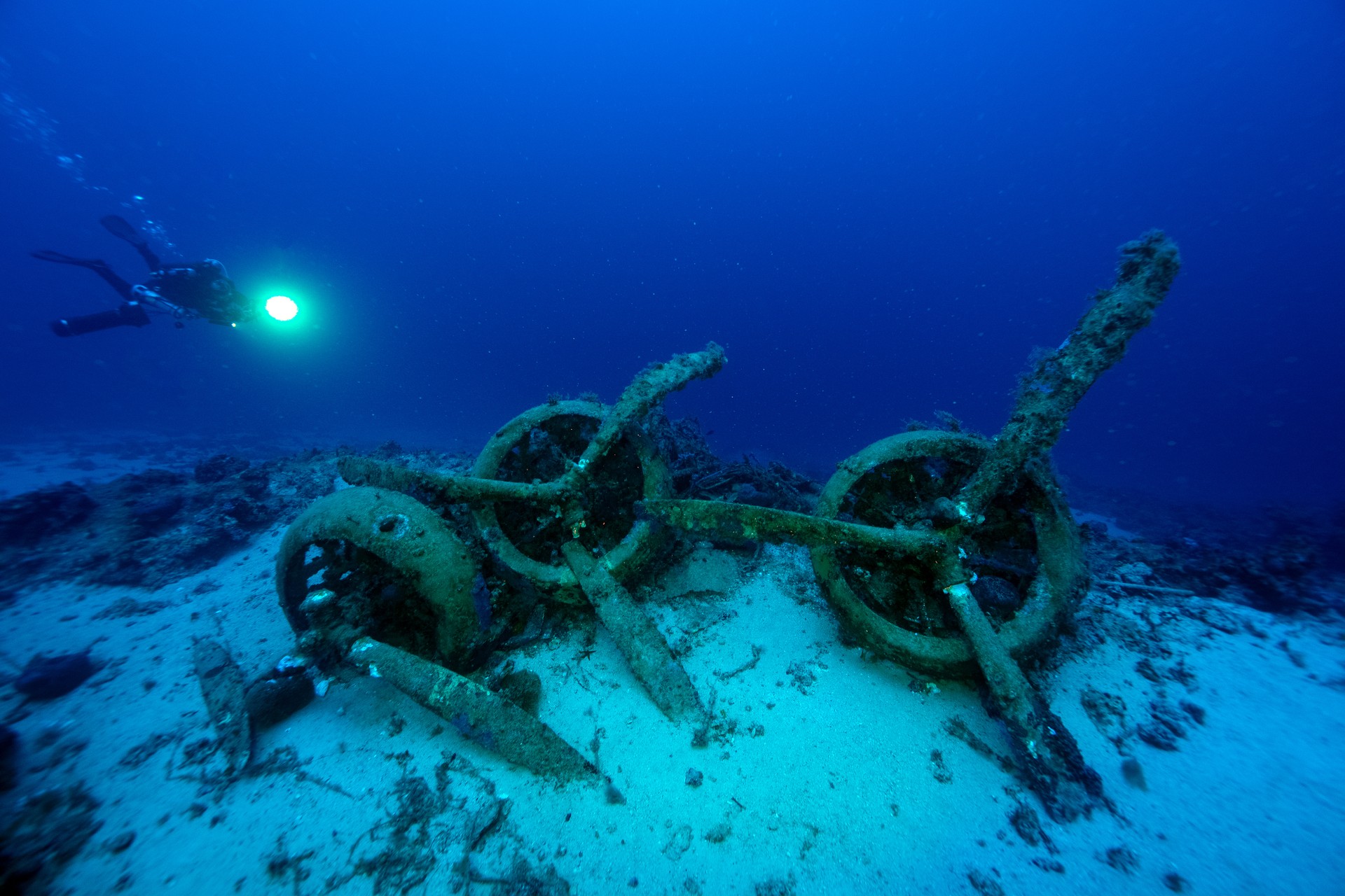 WWII Italian aircraft wreckage found off Kas coast in Türkiye