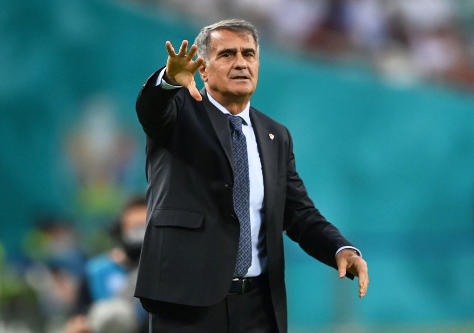 Football Soccer - Spain v Turkey - EURO 2016 - Group D - Stade de Nice, Nice, France - 17/6/16
Turkey head coach Fatih Terim 
REUTERS/Eddie Keogh
Livepic