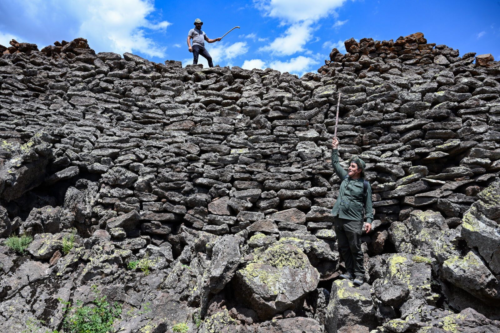 Mysterious medieval castle discovered among lava rocks in Türkiye