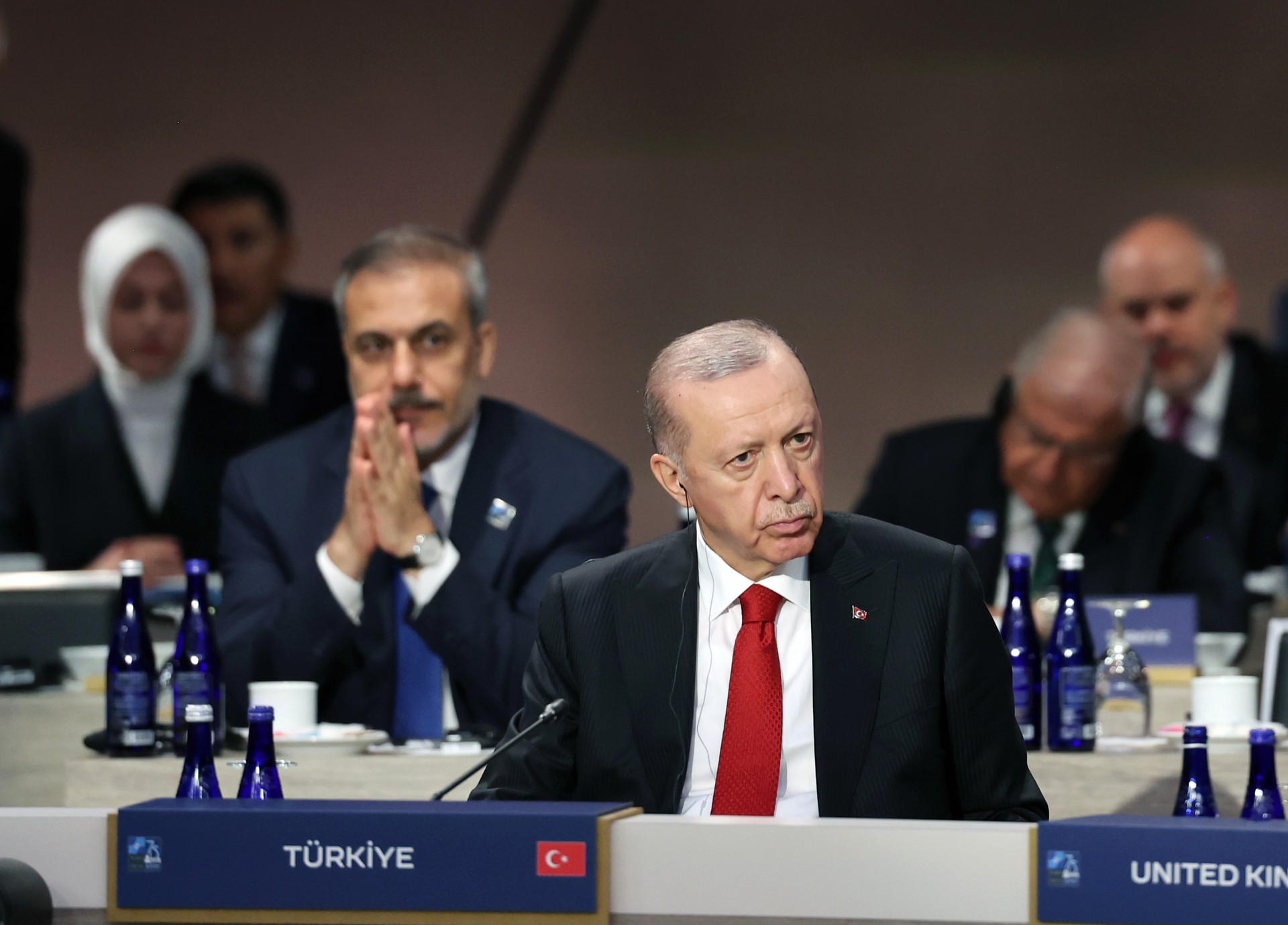 President Erdogan calls for united stance against terrorism, regional stability at NATO Leaders