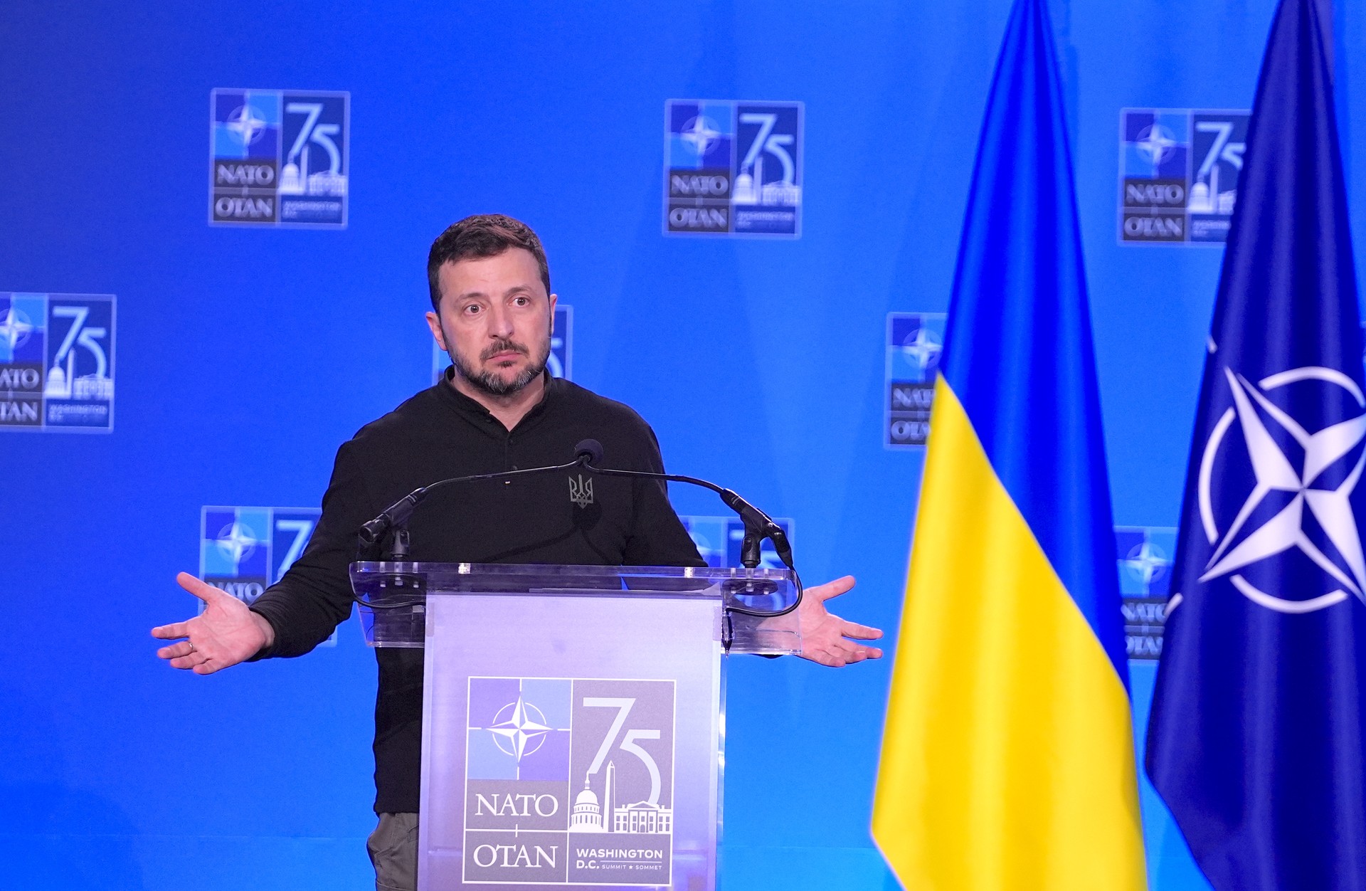 Ukraine's President Zelenskyy urges steps to pressure Russia for peace