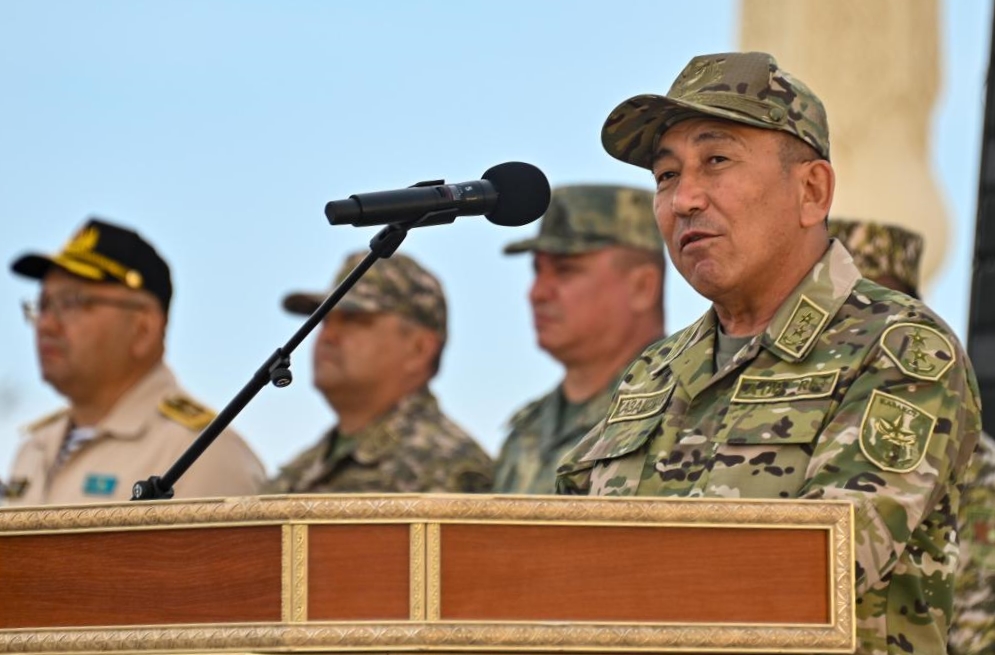 Kazakistan'in Hazar Denizi kiyisinda Azerbaycan, Kazakistan, Kirgizistan, Özbekistan ve Tacikistan askeri birliklerinin katilimiyla yapilan "Birlestik-2024" ortak tatbikati için resmi açilis töreni düzenlendi. Kazakistan Savunma Bakani Birinci Yardimcisi ve Genelkurmay Baskani Korgeneral Sultan Kamaletdinov, törene katilarak konusma yapti. ( Kazakistan Savunma Bakanligi - Anadolu Ajansi )