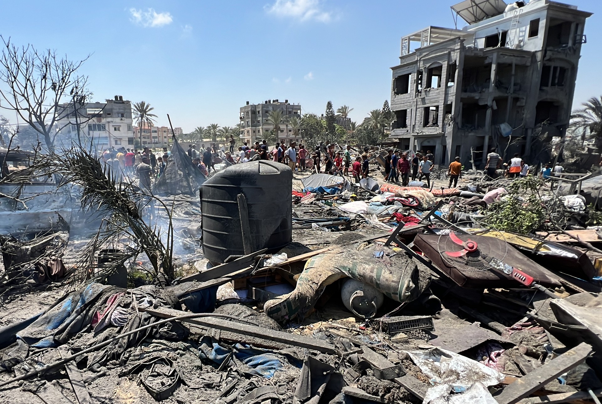 At least 71 Palestinians killed in Israeli airstrikes on Gaza's al-Mawasi area