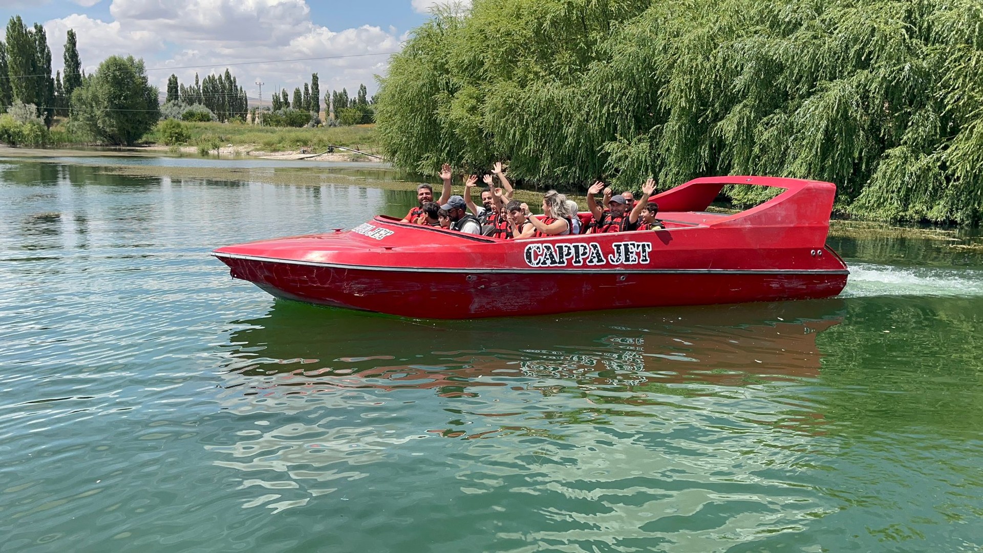 Tourists discover thrills and adventure at Bayramhacili Dam in Cappadocia