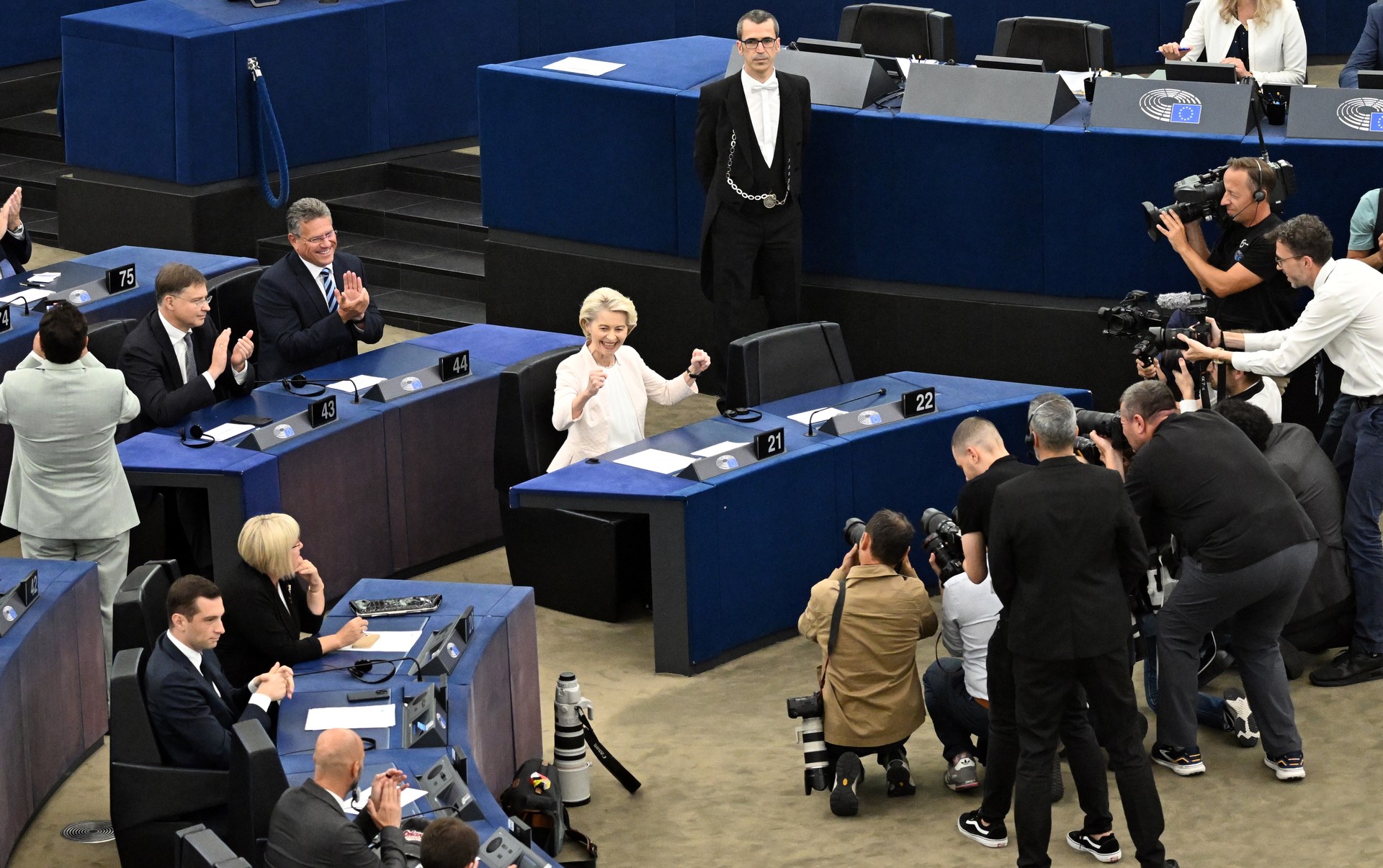 Ursula von der Leyen secures 2nd term as European Commission president