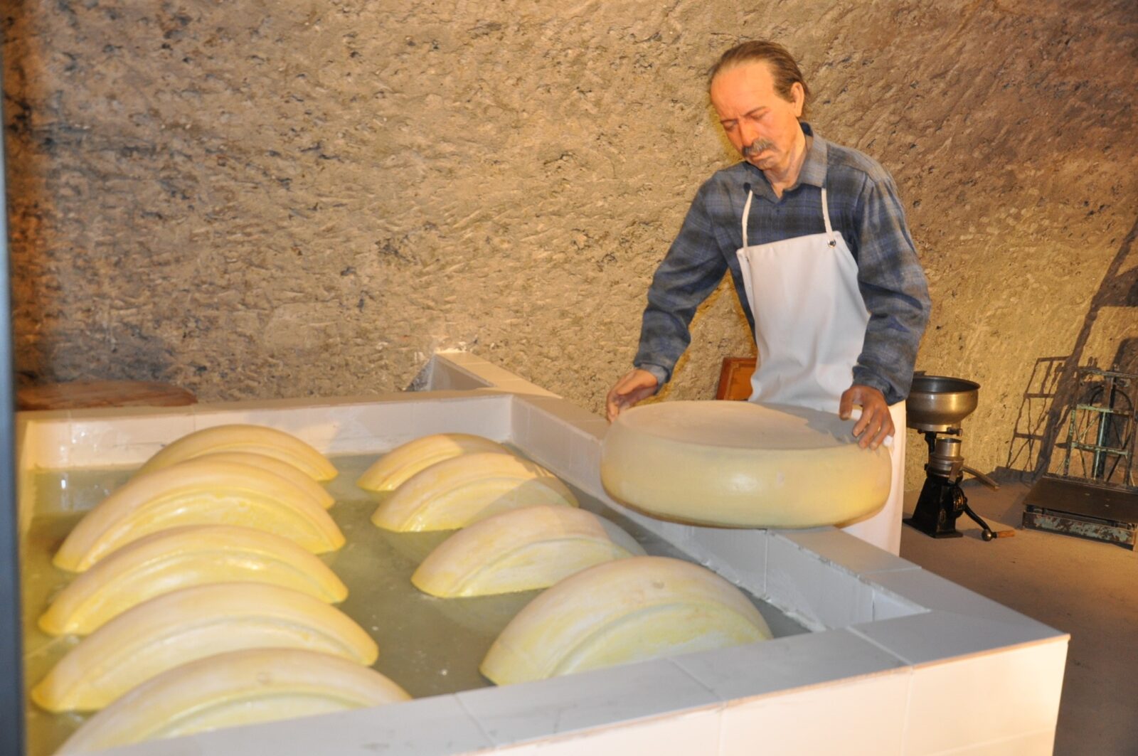 Türkiye's first thematic Cheese Museum, in Kars, Türkiye, Nov. 6, 2023. (IHA Photo)