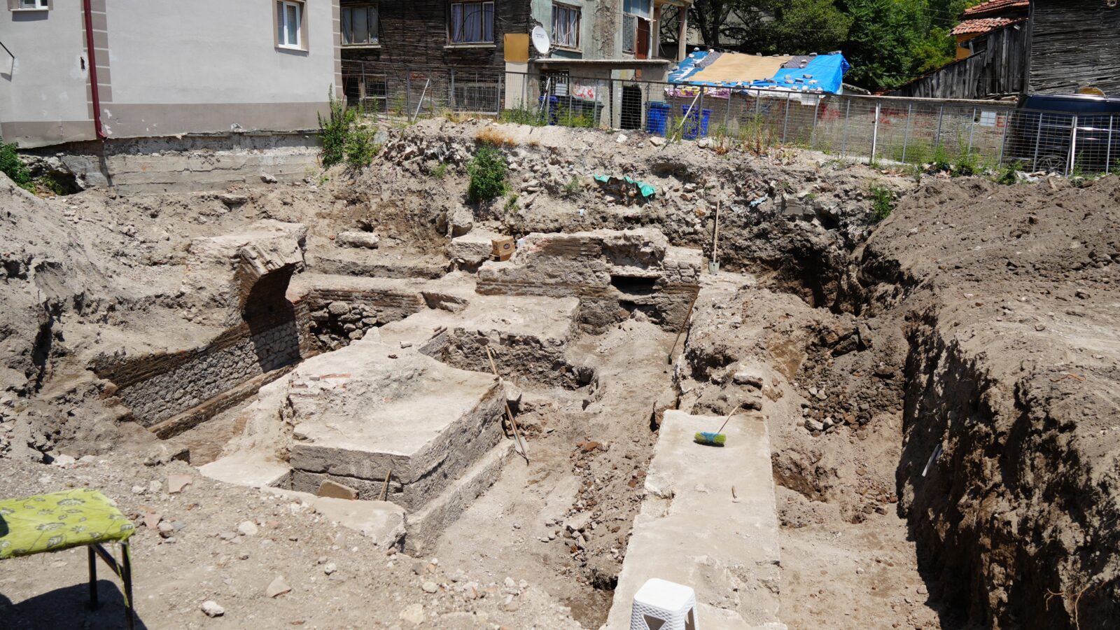 Ancient Roman bathhouse discovered during construction in Bolu