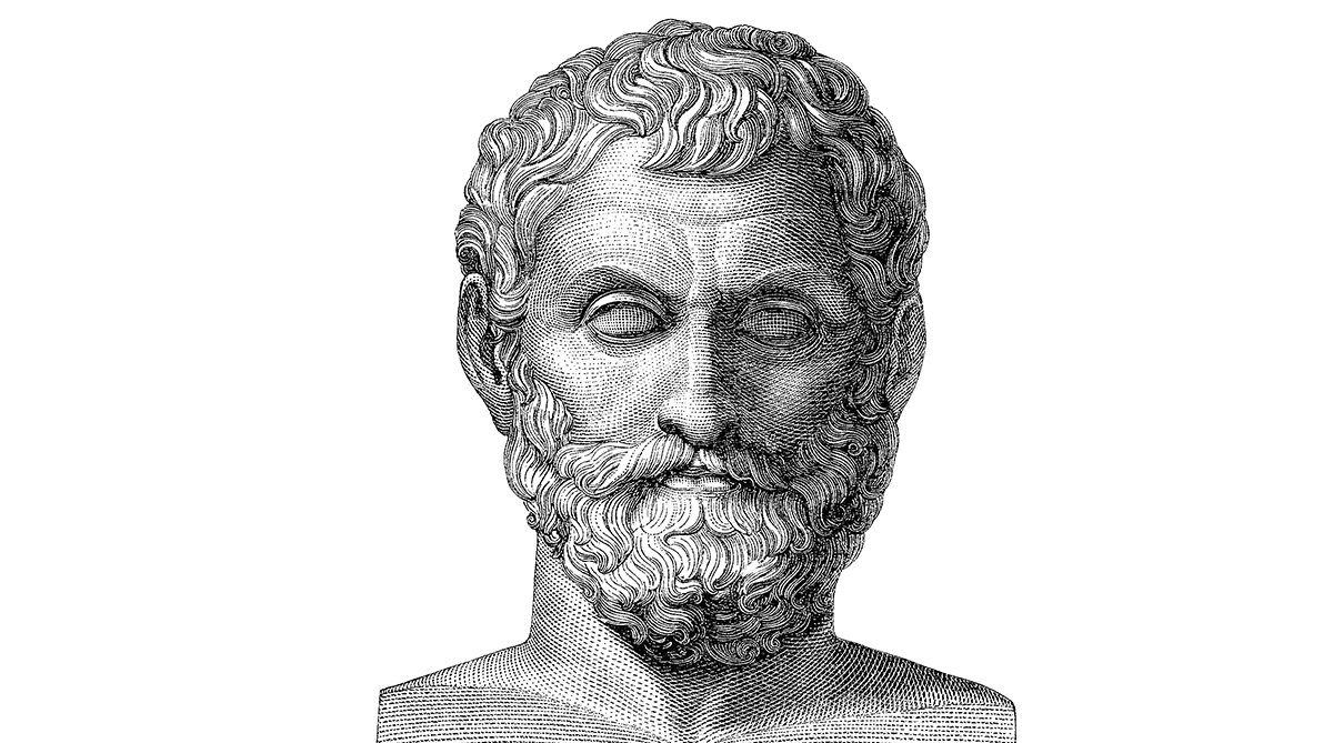 Hippodamus of Miletus is considered the first city planner in history, illustration of Hippodamus (Illustration by unknown)