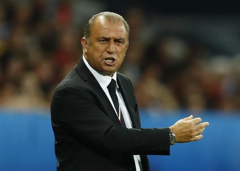Football Soccer - Spain v Turkey - EURO 2016 - Group D - Stade de Nice, Nice, France - 17/6/16
Turkey head coach Fatih Terim 
REUTERS/Eddie Keogh
Livepic