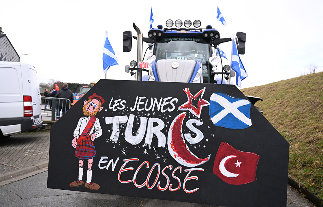 The traditional carnival organized by the residents of Faymonville village, who have defined themselves as "Turks" for centuries, take place in Liege, Belgium. (AA Photo)