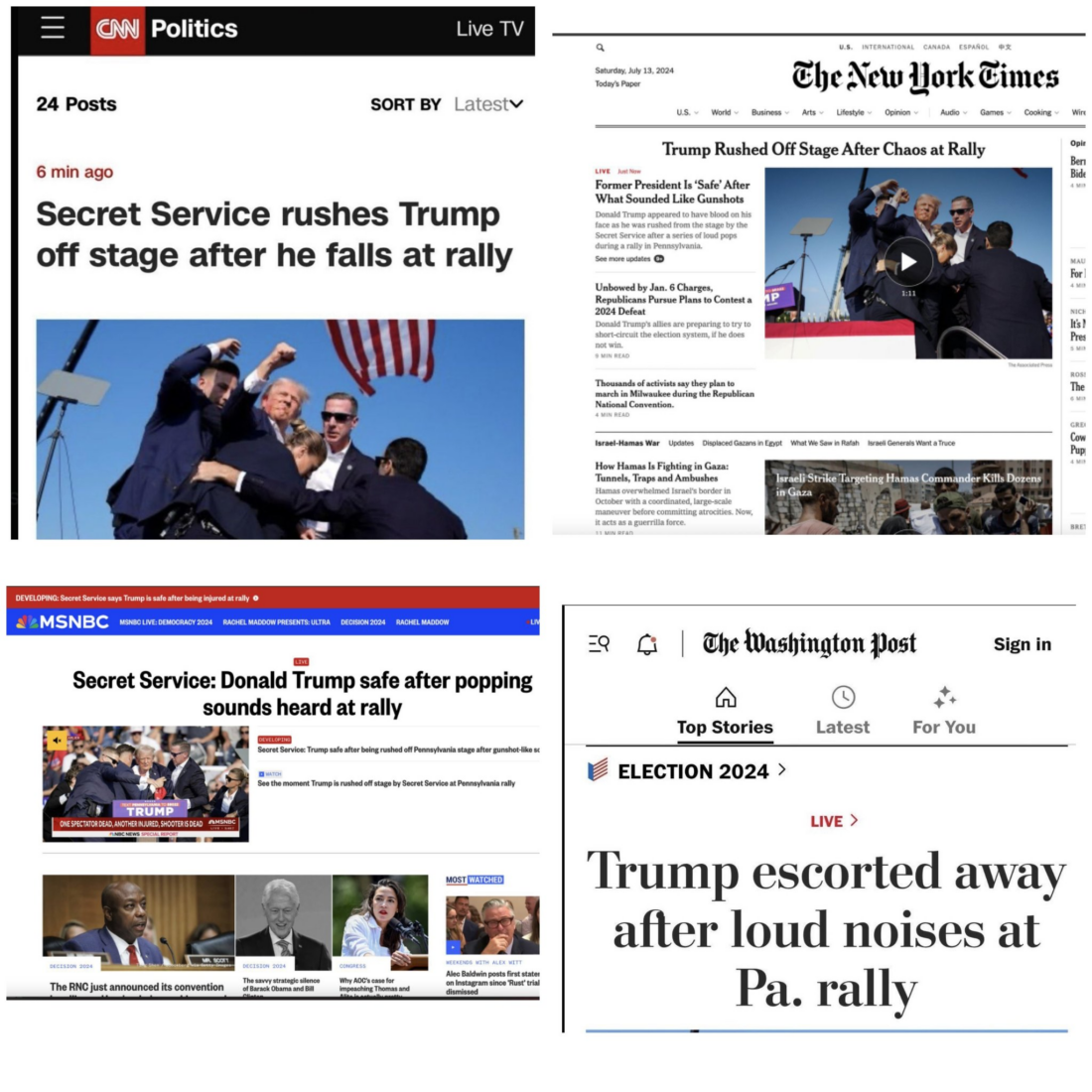 'Popping sounds at rally': How US media tries to downplay Trump's assassination