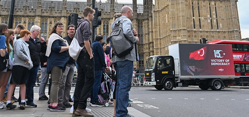 Turkish democracy celebrated on London's streets