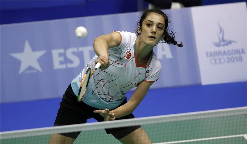Neslihan Yigit wins bronze at European Badminton Champs, May 1, 2021. (AA Photo)