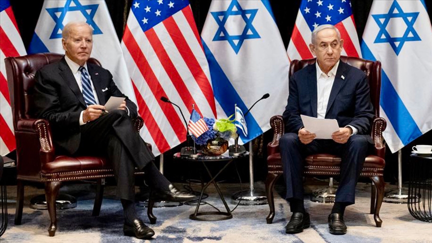 US President Joe Biden (left), Israeli Prime Minister Netanyahu (right), AA Photos