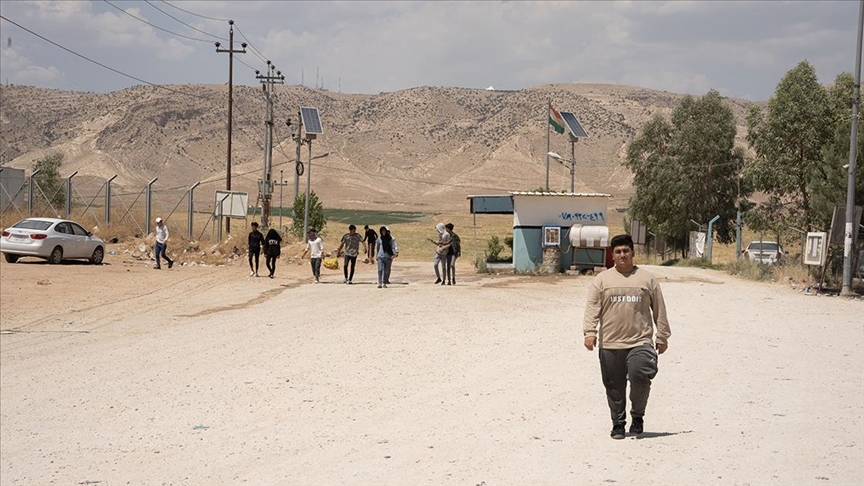 Camp ordeal of Yazidis in Iraq does not end due to the terrorist organization PKK's occupation in Sinjar, Iraq, July 1,  2024 (AA Photo)
