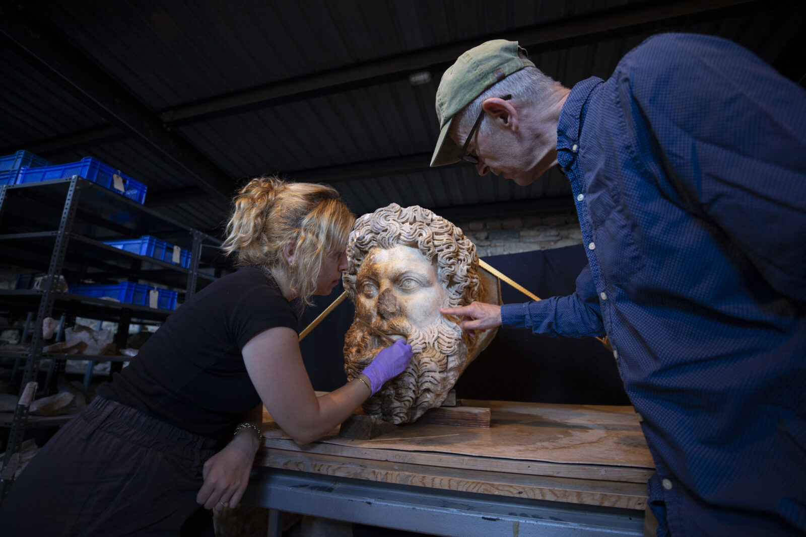 Roman sculpture masterpiece: Colossal Zeus head unearthed in Türkiye