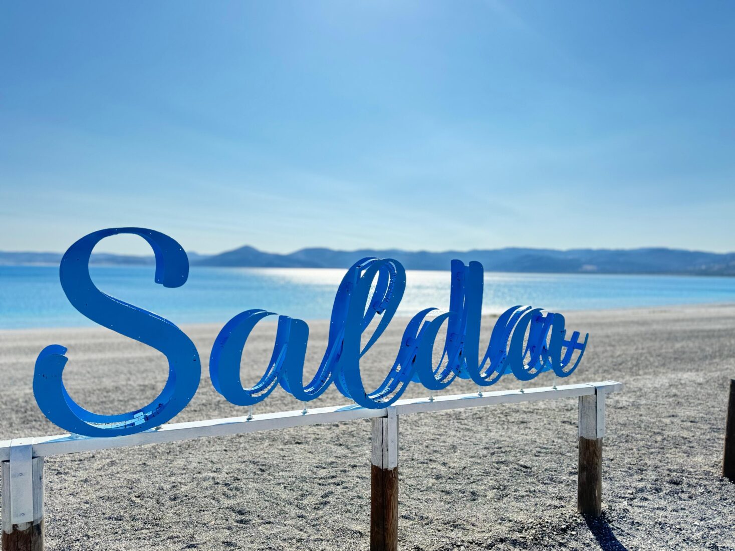 Lake Salda, Burdur, Türkiye. (AA Photo)